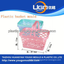 shopping plastic basket mould injection basket mould in taizhou zhejiang china